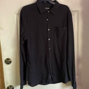 Black Large Michael Kors casual button down shirt